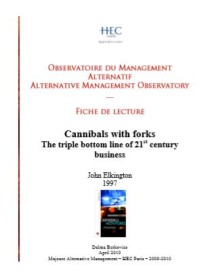Image of Cannibals with forks The triple bottom line of 21st century